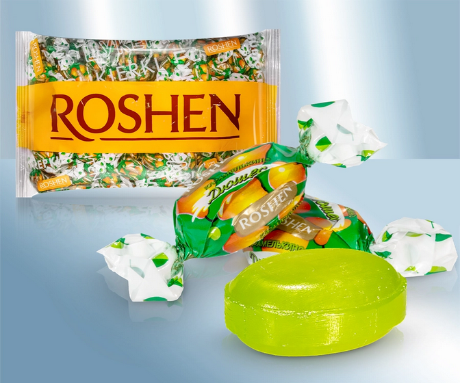 Candy "Karamelkino", with duchess pear flavour, ca.1000g/Конфеты "Карамелькино", со вкусом груши "Дюшес", ca.1000г 