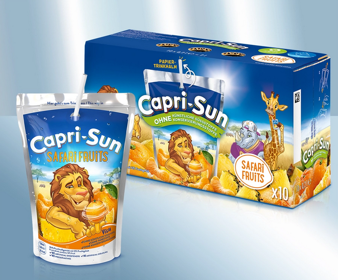 Drink "Capri-Sun", safari, 200ml/Напиток "Capri-Sun", сафари, 200мл