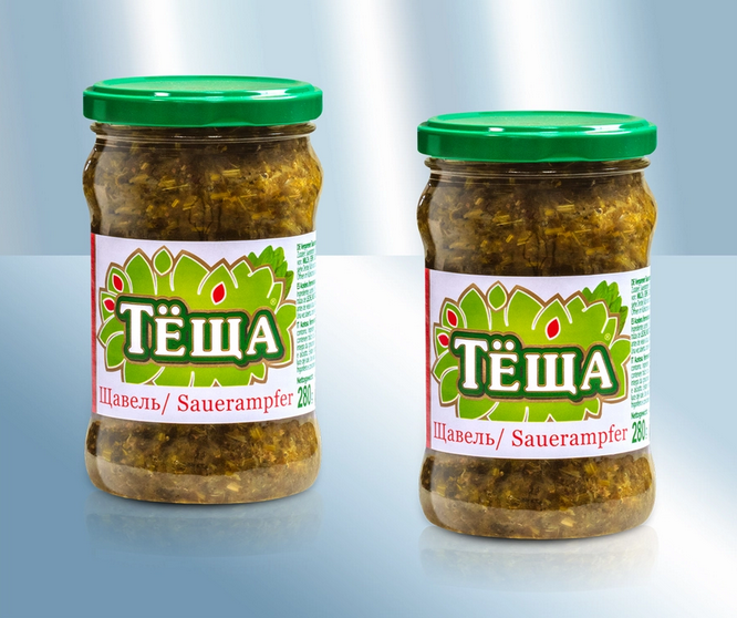 Fermented sorrel in brine, 280g/Щавель -для заправки, консервированный, без уксуса, 280g