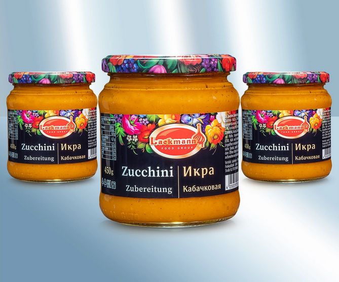 Courgette preparation, 450g/Икра кабачковая, 450g