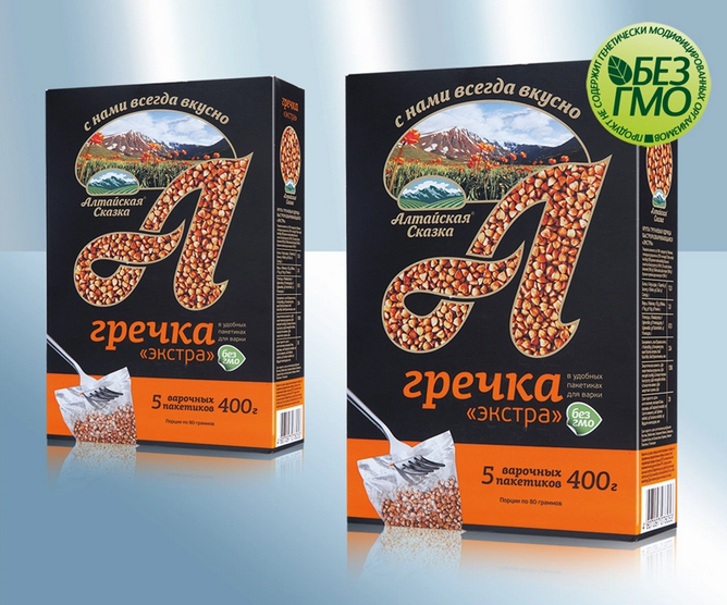 Buckwheat Extra (boil-in bags), 400g/Гречка экстра (ВАРПАК), 400g