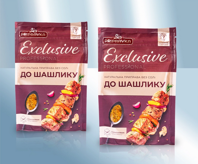 Seasoning for shashlyk Exclusive, 45g/Приправа для шашлыка Exclusive 45g