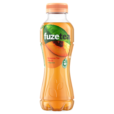 Fuze Tea Schwarzer Tee Pfirsich PET 0,40 l Flasche 