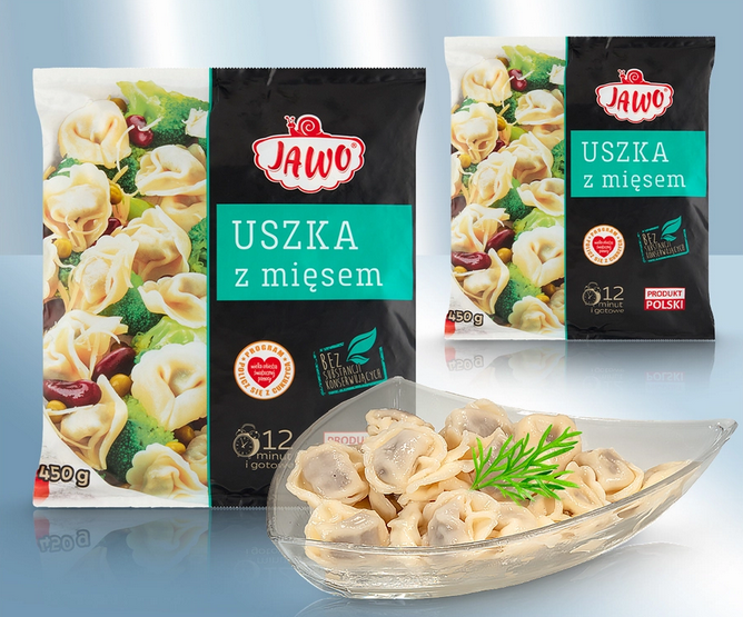 Pockets Filled with Meat, 450g/Пироги польские "Uszka", с мясом, 450г