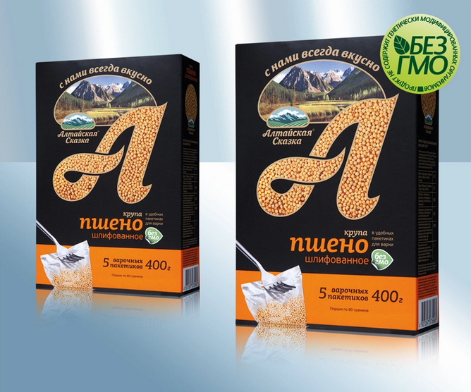 Milled millet, extra (boil-in bags), 400g/Пшено (ВАРПАК) шлифованное в/с, 400g