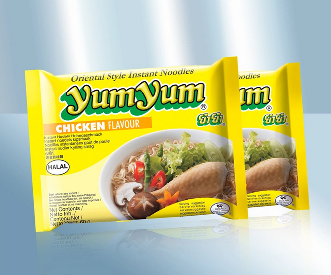 Instant noodles Yum Yum, chicken, 60g/Лапша быстрого приготовления Yum Yum с курицей, 60g
