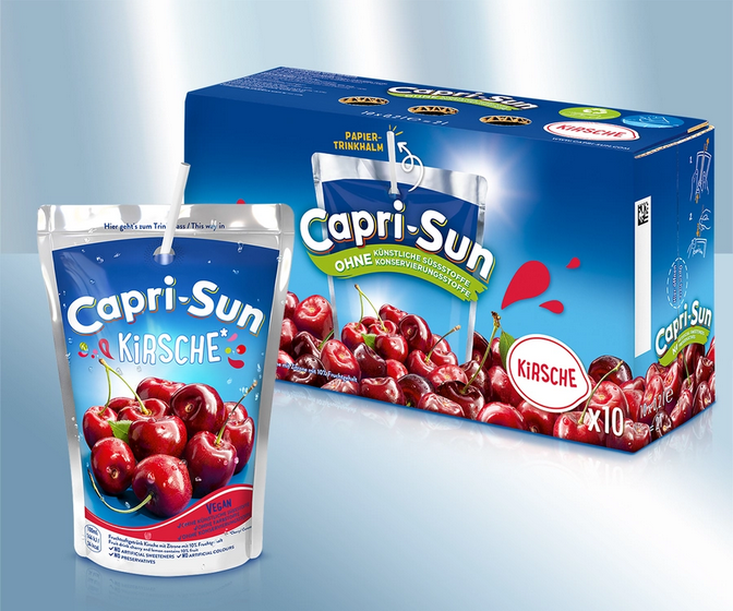 Drink "Capri-Sun", Cherry, 10 x 200ml/Напиток "Capri-Sun", вишня, 10 x 200мл