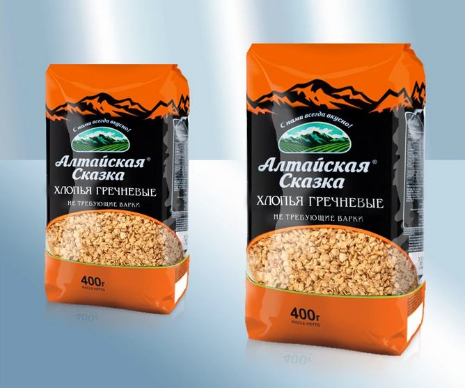 Buckwheat flakes, 400g/Гречневые хлопья, 400g