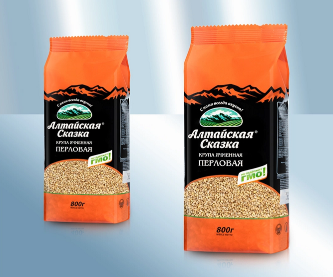 Pearl barley, 800g/Перловая крупа Nr.1 Алтайская, 800g