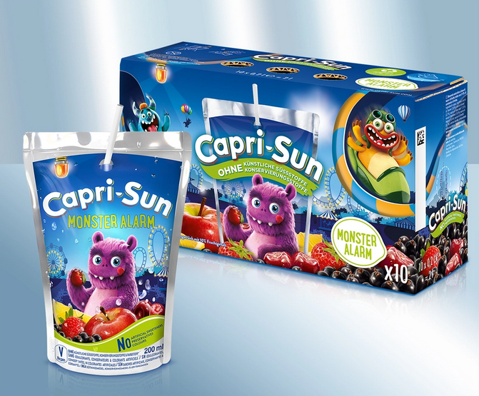 Drink "Capri-Sun", Monster, 200ml/Напиток "Capri-Sun", Монстр, 200мл