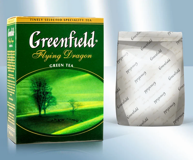 Green leaf tea Flying Dragon loose, 100g/Зеленый чай Flying Dragon фасованный, 100g