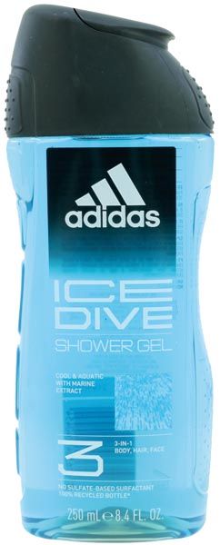 Adidas Shower 250ml 3in1 Ice Dive