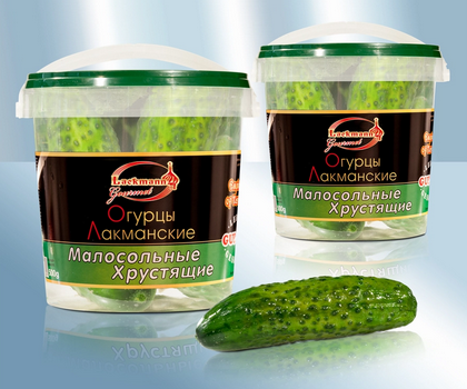 Pickled cucumbers (pail), 1,1kg/Огурцы малосольные (ведро), 1,1kg