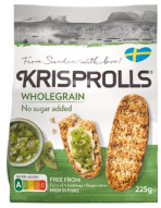 KRISPROLLS INTEGRALES SIN AZUCAR 225 G