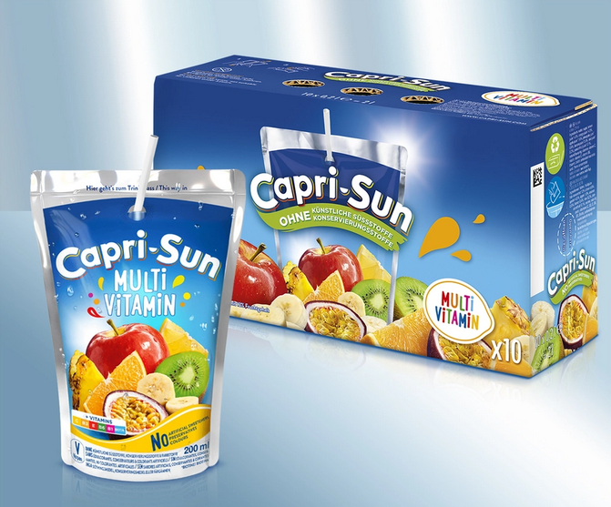 Drink "Capri-Sun", Multivitamins, 200ml/Напиток "Capri-Sun", мультивитаминый, 200мл