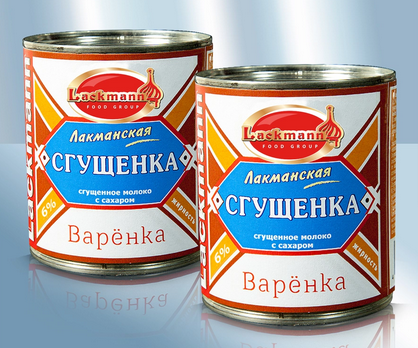 Boiled condensed milk Sguschonka 6%, 397g/Сгущенное цельное молоко с сахaром, варёнoe 6%, 397g