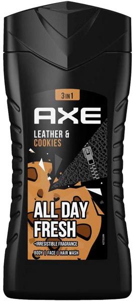 Axe Shower Gel 250ml Collission Leather & Cookies
