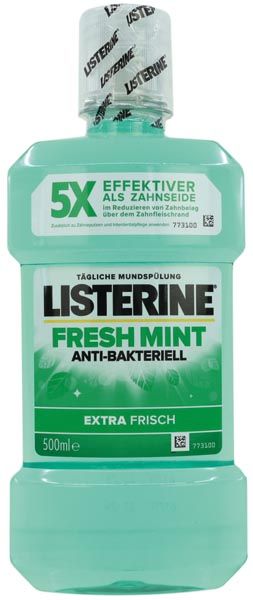 Listerine Mouthwash 500ml fresh mint