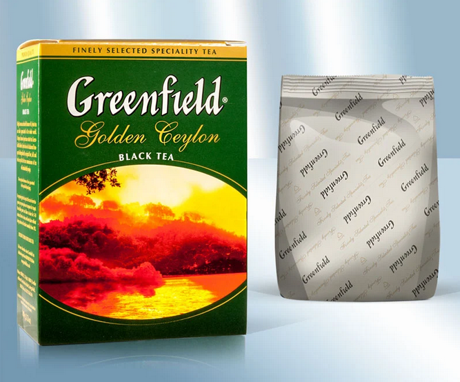 Black leaf tea Golden Ceylon loose, 100g/Черный цейлонский чай Golden Ceylon фасованный, 100g