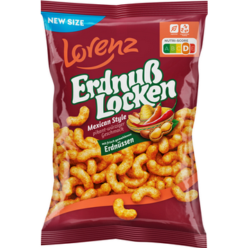 Lorenz Erdnusslocken Mexican Style - 175 g Beutel