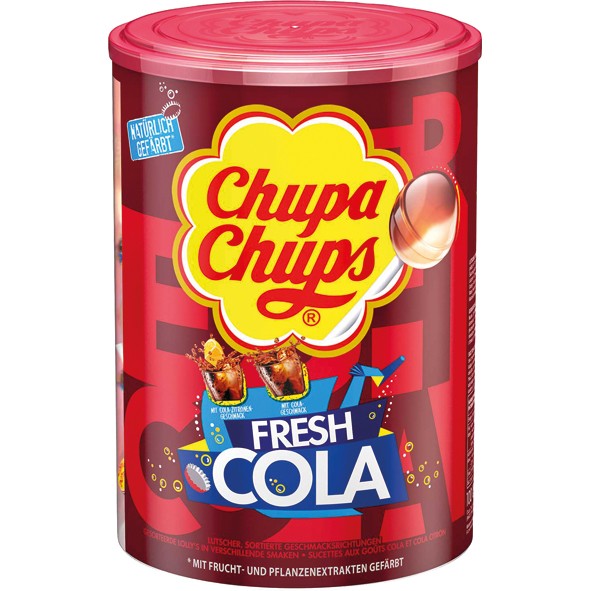 Food Chupa Chups Cola Mix 100er 1200g Dose Cola,