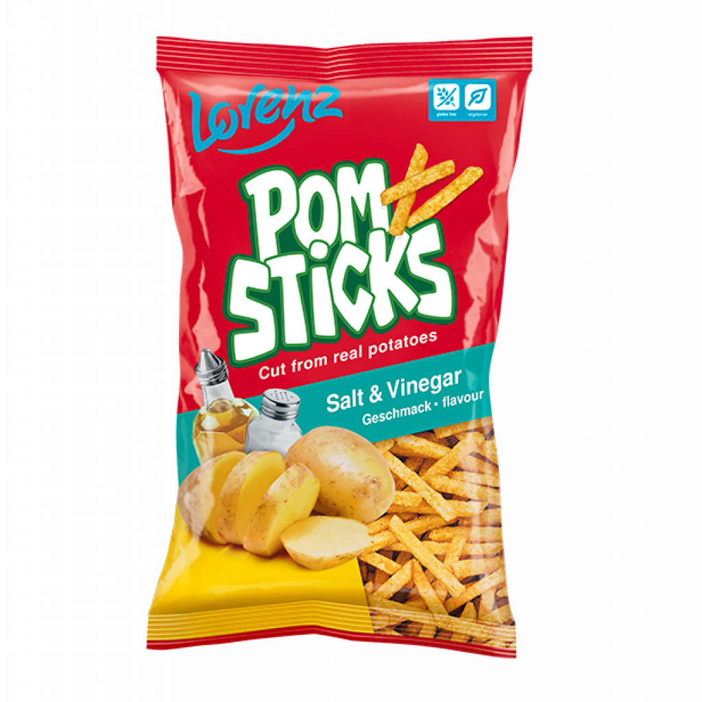 LORENZ POMSTICKS SALT & V INEGAR 85 G